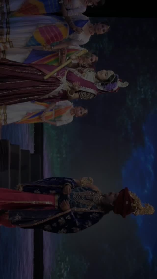 Radha Krishna Leela — Bhakti aur prem ki adbhut kahani · video reel from Bhavya Kavikala Arts